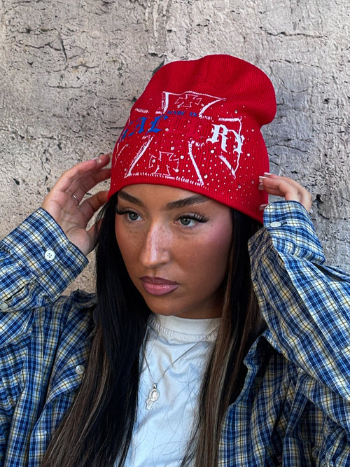 Gallery Red Beanie