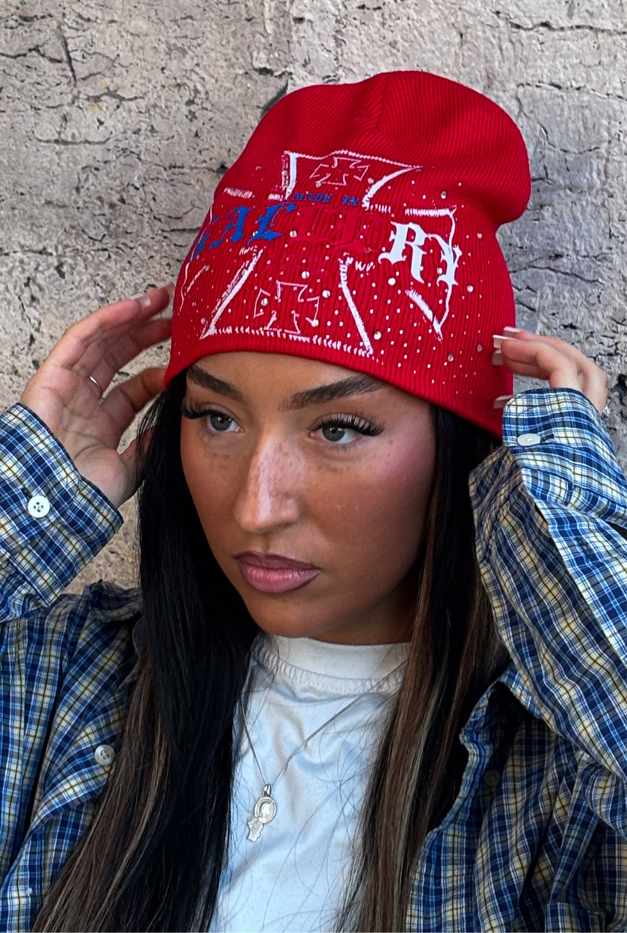 Gallery Red Beanie
